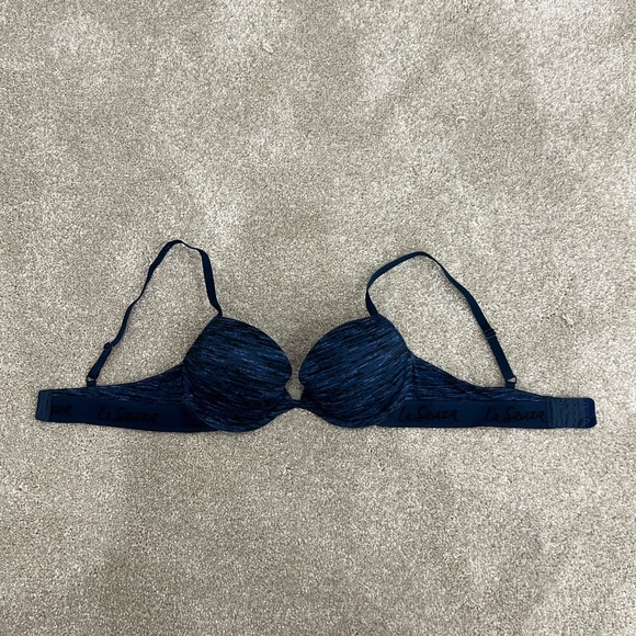 La Senza Remix Bra Navy Blue Size 32C - Picture 2 of 7